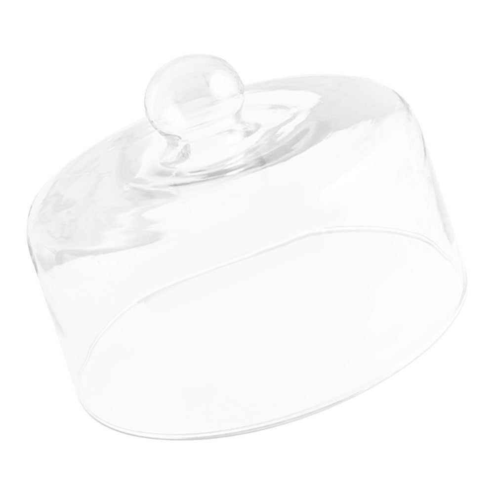 Plastic Dome Clear - 21Cm Clear Glass Cake Dome Cover