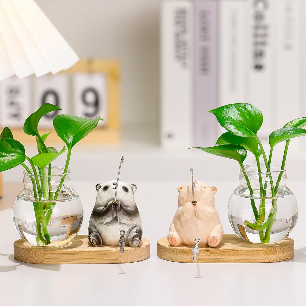 Cute Resin Figurines Mini Plan - đánh giá và giá Propagation Station Vase