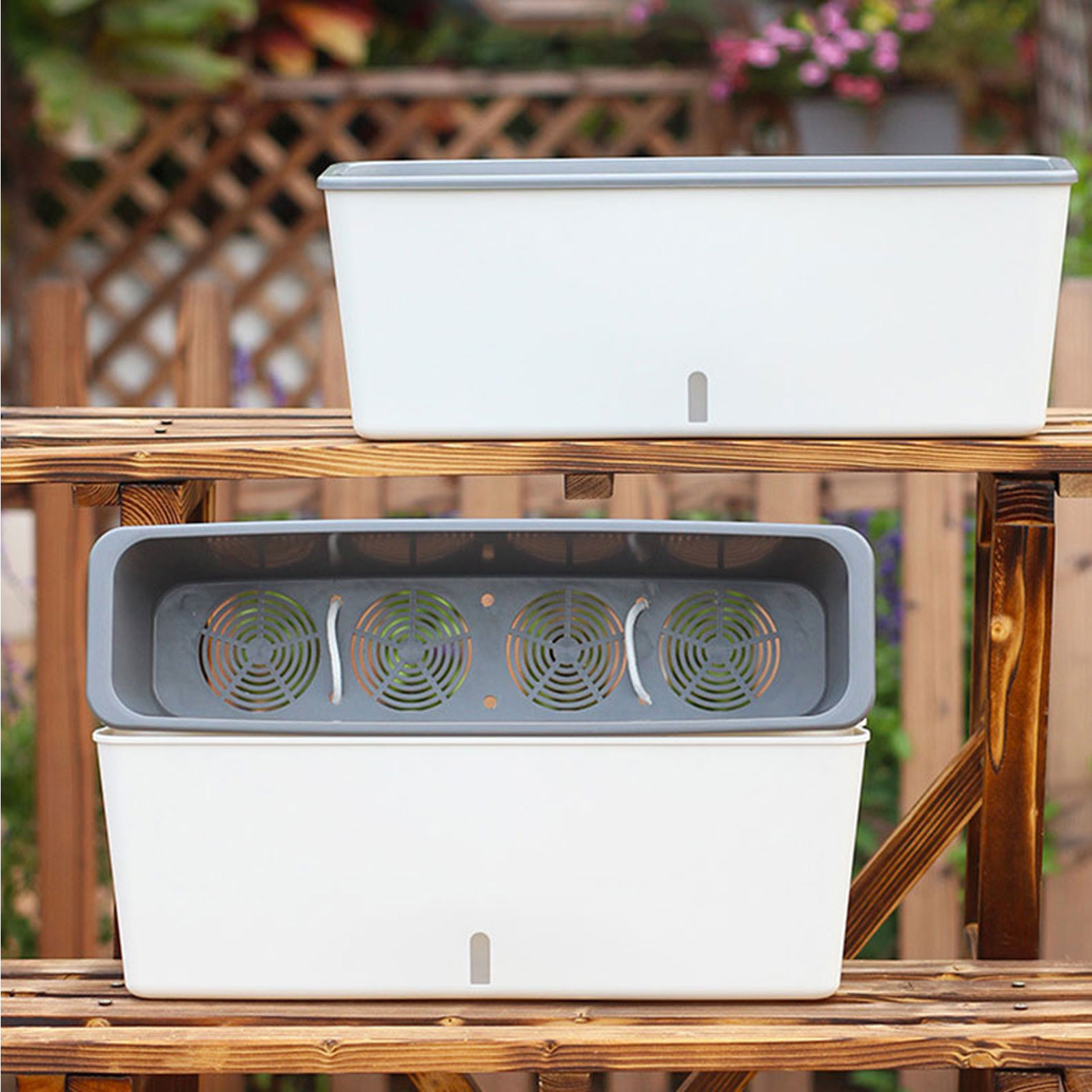 Self-Watering Planter Pots wit - đánh giá và giá Self Watering Insert