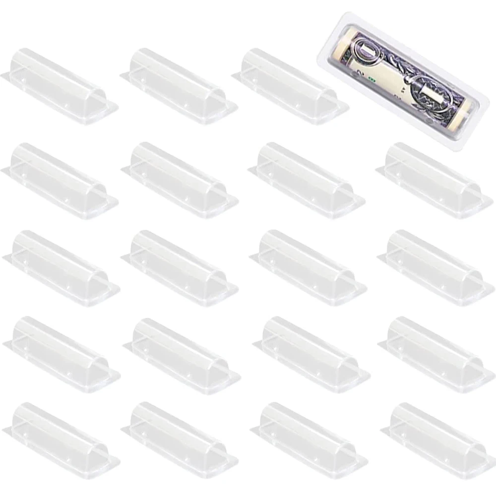 50/100pcs Money Card Holder Wi - đánh giá và giá Plastic Dome Clear