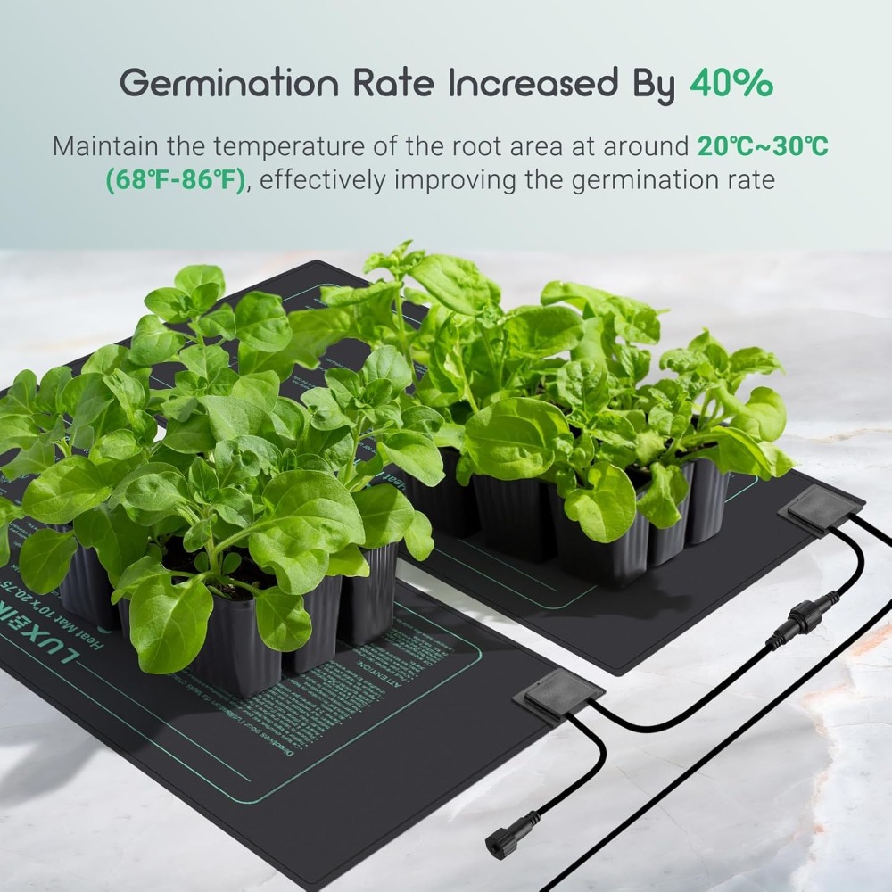 4 Pack Seedling Heat Mat with  - đánh giá và giá Heat Mat Seedling
