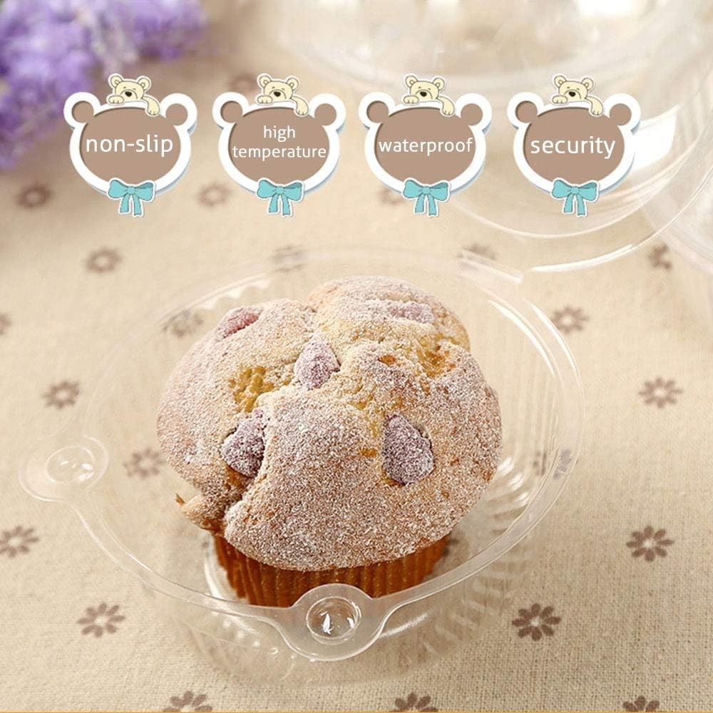 Cupcake Holders Individual,50  - đánh giá và giá Plastic Dome Clear