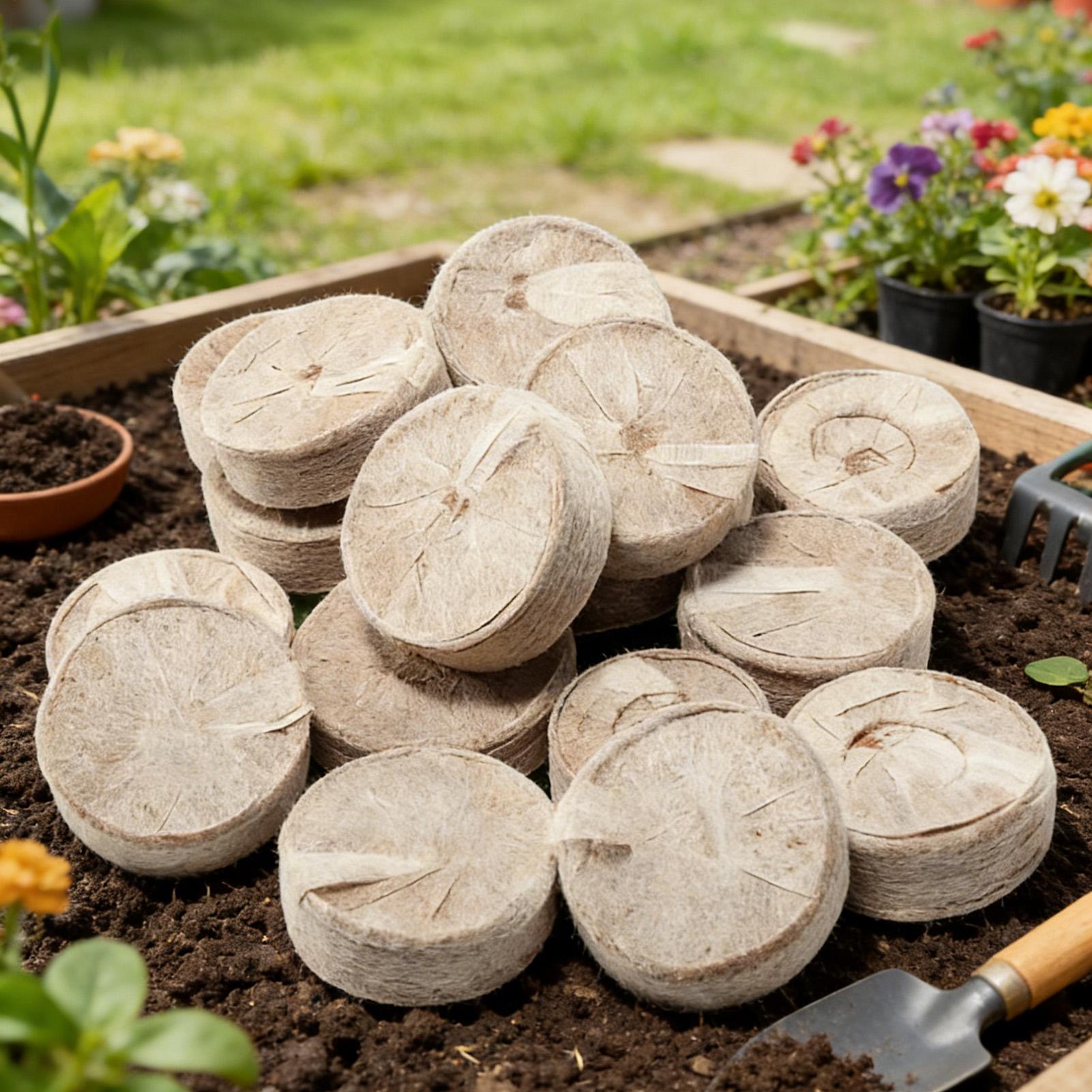 100 Piece Potting Mix Trays 30 - đánh giá và giá Peat Pellet Tray