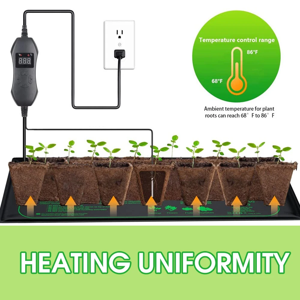 50W EU-US/UK/AU Adjustable The - đánh giá và giá Heat Mat Seedling