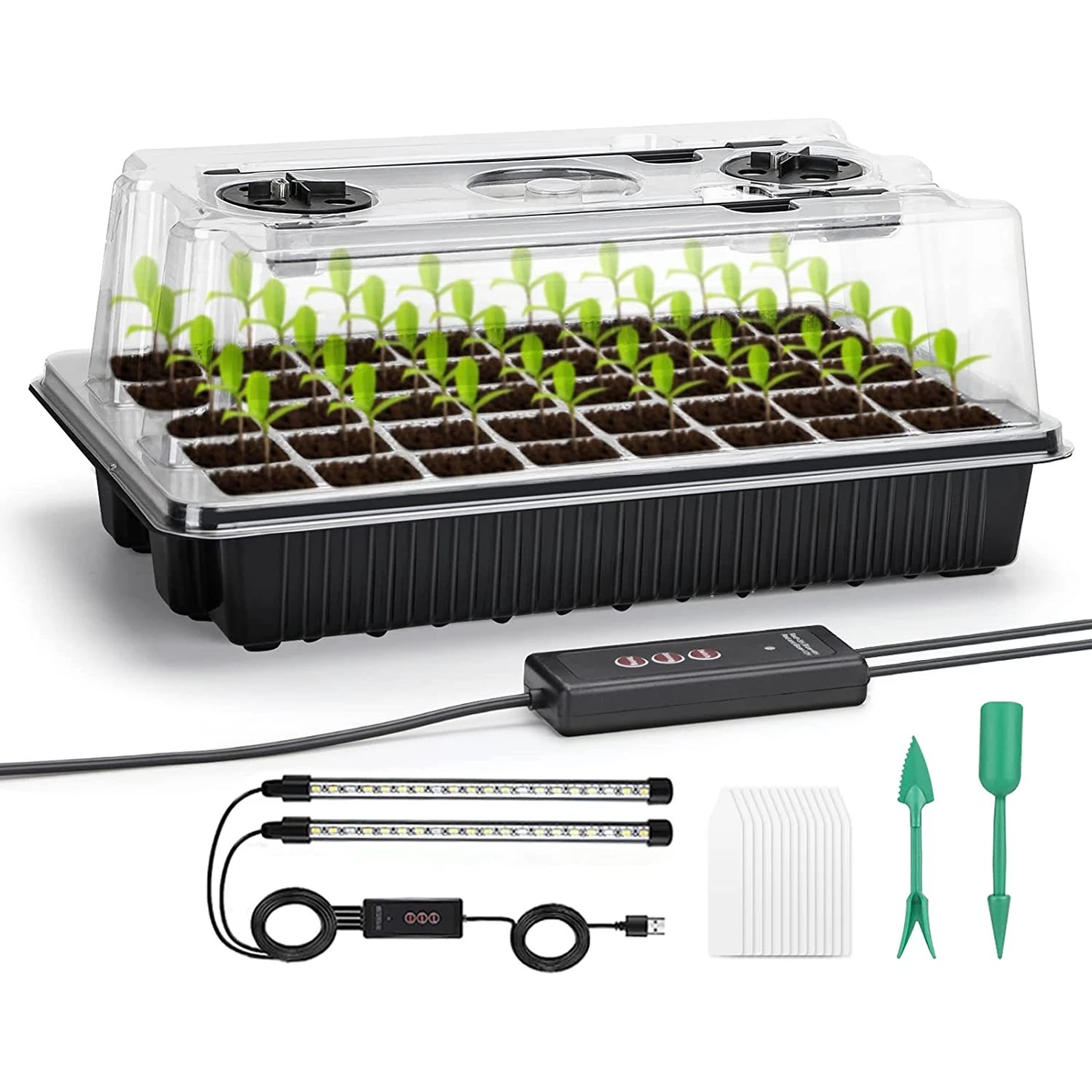 1 Set, Seed Starter Trays With - đánh giá và giá Humidity Dome Kit