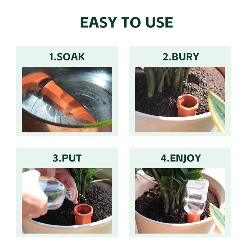 Terracotta Watering Spikes,Win - đánh giá và giá Self Watering Insert