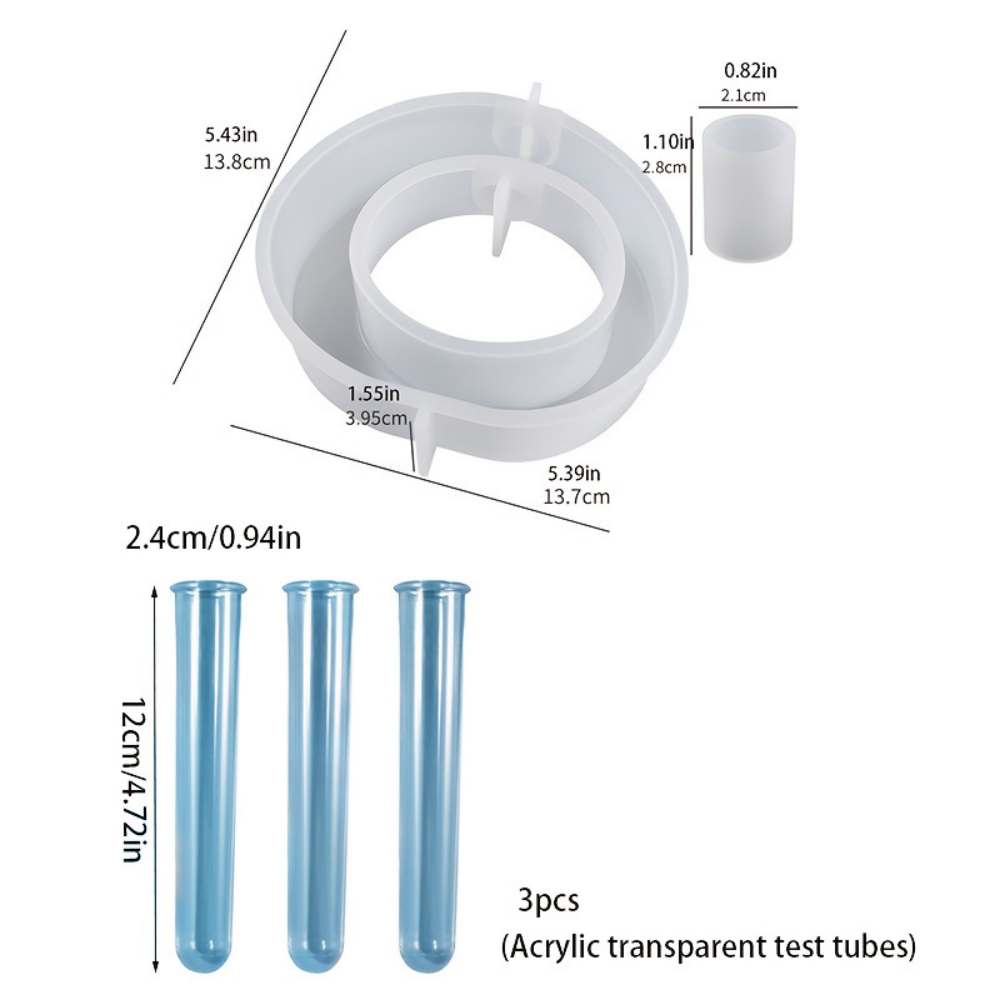 4PCS Flower Vase Silicone Mold - đánh giá và giá Propagation Station Vase