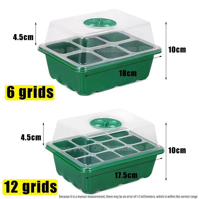 Growing Starting Nursery Trays - đánh giá và giá Humidity Dome Kit