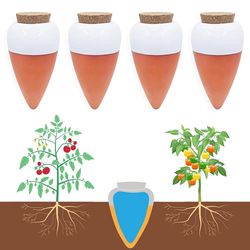 Plant Watering Ball, Terracott - đánh giá và giá Self Watering Insert